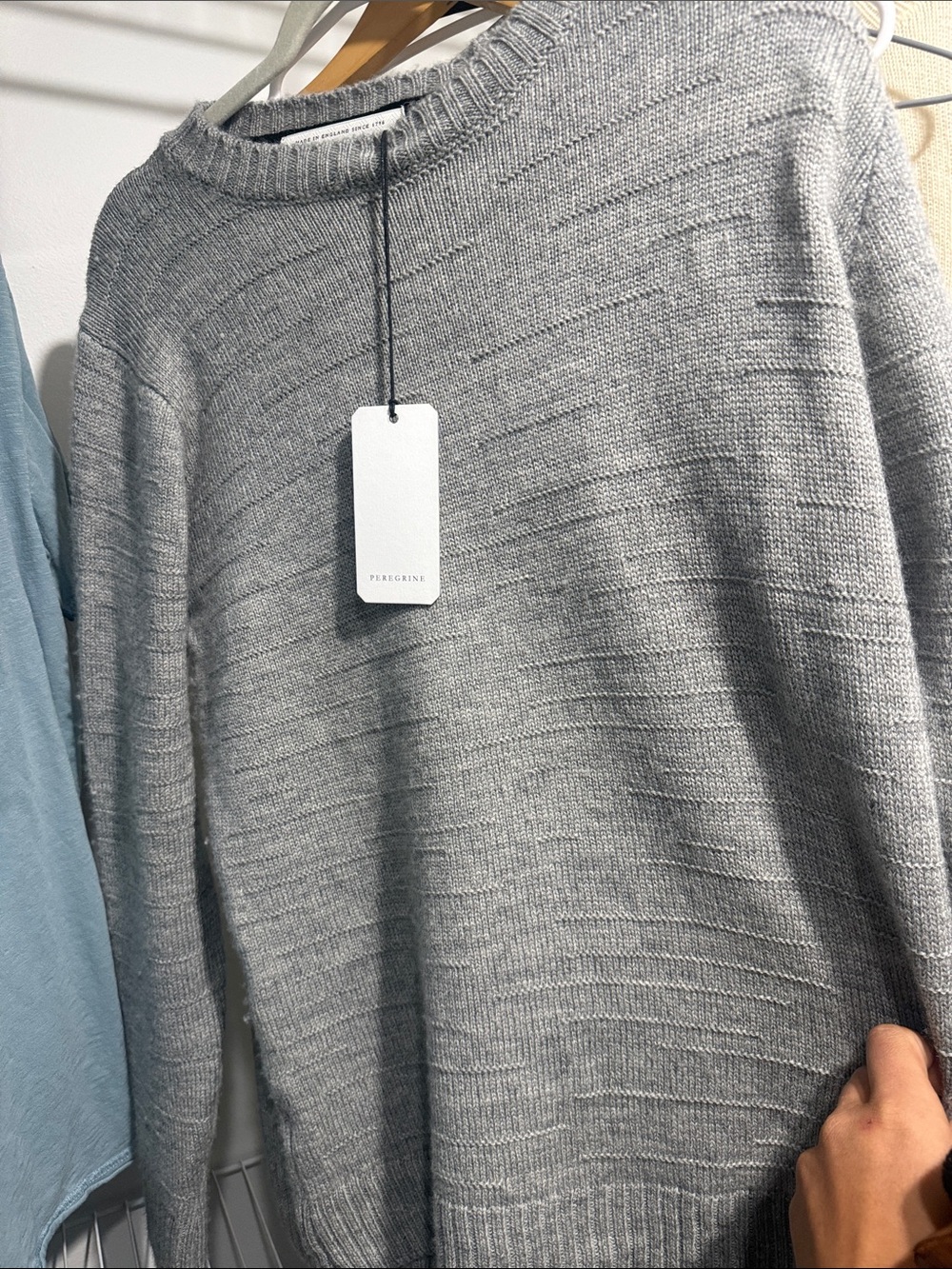 Light grey intercity long sleeve jumper large